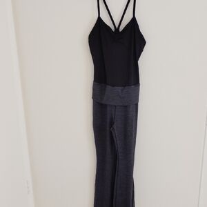 FP Movement by Free People Black and Gray Jumpsuit